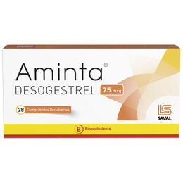 Aminta (B) Desogestrel 75mcg 28 Comprimidos Recubiertos