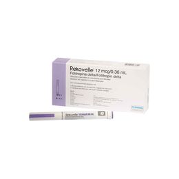 Rekovelle Folitropina Delta 12mcg/0.36ml Inyectable 1 Jeringa Prellenada