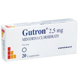 Gutron Midodrina 2.5mg 20 Comprimidos