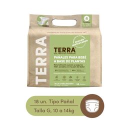 Pañales Bio Talla G Terra 18 Unidades