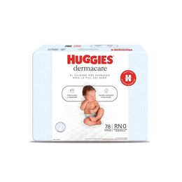 Pañales Huggies Dermacare Talla RN 78 Unidades