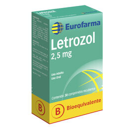 Product image of Letrozol (B) 2.5mg 30 Comprimidos