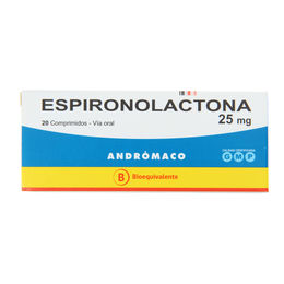 Product image of Espironolactona (B) 25mg 20 Comprimidos