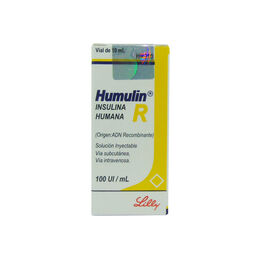 Humulin R Insulina Humana 100UI/ml 1 Vial 10ml