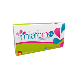 Miafem CD Drospirenona / Etinilestradiol 28 Comprimidos Recubiertos