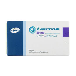 Lipitor (R) Atorvastatina 20mg 30 Comprimidos Recubiertos