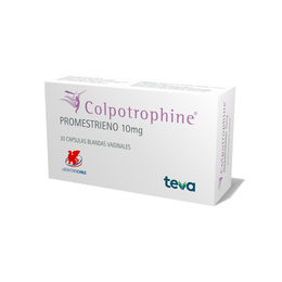 Colpotrophine Promestrieno 10mg 20 Cápsulas Blandas Vaginales