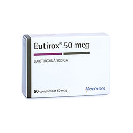 Eutirox (R) Levotiroxina 50mcg 50 Comprimidos