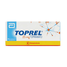 Product image of Toprel (B) Topiramato 25mg 30 Comprimidos Recubiertos