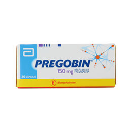 Pregobin (B) Pregabalina 150mg 30 Cápsulas