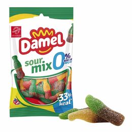 Product image of Gomitas Mix Sour Sin Azúcar 90g - Damel