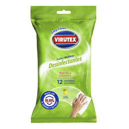 Paños Desinfectantes Limón Clasica X12 - Virutex