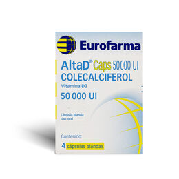 Altad Caps 50.00OUI 4 Cápsulas Blandas