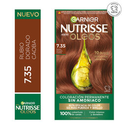 Tintura Nutrisse Oleos 7.35 Rubio Dorado - Garnier