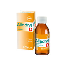 Alledryl D Loratadina / Pseudoefedrina Jarabe 120ml