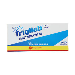 Product image of Trigilab (B) Lamotrigina 100mg 30 Comprimidos