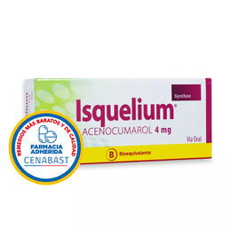 Isquelium (B) Acenocumarol 4mg 30 Comprimidos