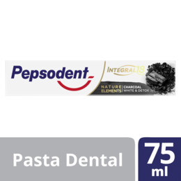 Pasta Dental Integral 18 Charcoal White & Detox 75ml - Pepsodent