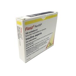 Fiasp Insulina Asparto 100UI/ml Inyectable 3ml 5 Cartuchos