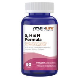 VitaminLife S, H & N 90 Tabletas