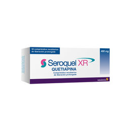 Seroquel XR (R) Quetiapina 400mg 30 Comprimidos Prolongados