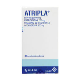 Atripla Efavirenz / Emtricitabina / Tenofovir 30 Comprimidos Recubiertos