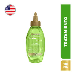 Product image of Ogx Extra Strength Teatree Mint Scalp Treatment 118ml