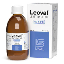 Product image of Leoval Levetiracetam 100mg/ml Jarabe 300ml