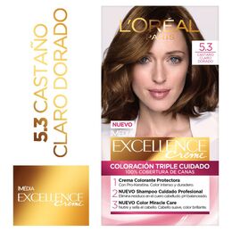 Product image of Tintura Excellence Creme 5.3 Castaño Claro Dorado - L'oréal