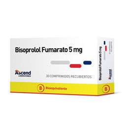 Bisoprolol (B) 5mg 30 Comprimidos Recubiertos