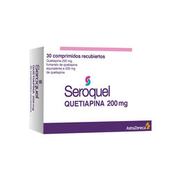 Seroquel (R) Quetiapina 200mg 30 Comprimidos Recubiertos