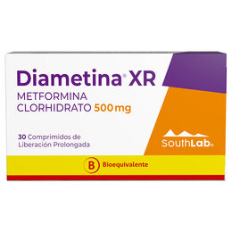 Product image of Diametina XR (B) Metformina 500mg 30 Comprimidos Prolongados