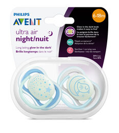 Product image of Pack de Chupetes Avent Nocturnos para 6-18 Meses