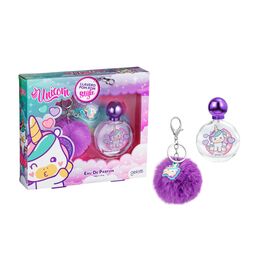 Product image of Set De Perfume + Llavero Pom Pom Unicornio - Gelatti kids