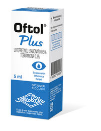 Product image of Oftol Plus Loteprednol / Tobramicina Solución Oftálmica 5ml