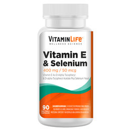 Product image of VitaminLife Vitamina E + Selenio 90 Tabletas