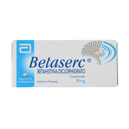 Betaserc (R) Betahistina 16mg 30 Comprimidos