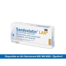 Sandostatin LAR Octreotida 20mg 1 Ampolla