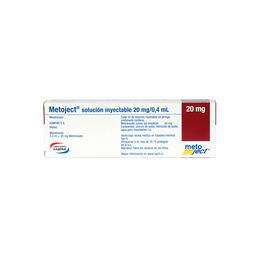 Metoject (B) Metotrexato 20mg/0.4ml Inyectable 1 Jeringa Prellenada