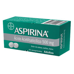 Aspirina 500mg 40 Comprimidos