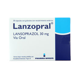 Product image of Lanzopral Lansoprazol 30mg 30 Cápsulas