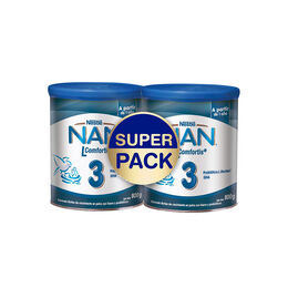 Fórmula Infantil Nan 3L Comfortis MultiPack 2x800g