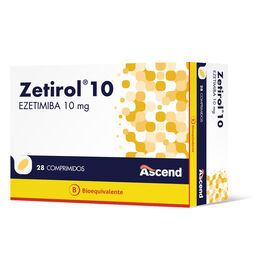 Zetirol 10 (B) Ezetimiba 10mg 28 Comprimidos