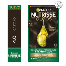 Tintura Nutrisse Oleos 4.0 Castaño - Garnier