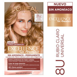Tintura L'Oréal Excellence Sin Amoníaco 8U