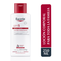 Eucerin Loción corporal para niños y adultos pH5 250ml - Piel Sensible