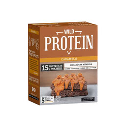 Product image of Wild Protein Barra de Caramelo 5 Unidades - Wild foods