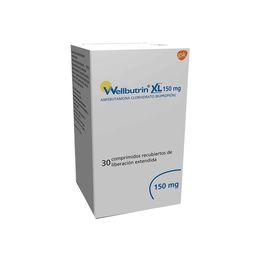 Wellbutrin XL Anfebutamona 150mg 30 Comprimidos Prolongados