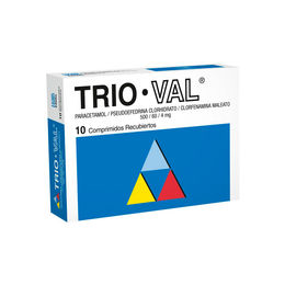 Trio Val Paracetamol 10 Comprimidos