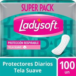 Protector Diario Ladysoft Clásico 100 Unidades